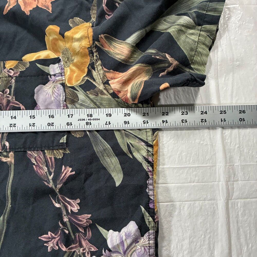 Roark Journey Classic Fit Hawaiian Shirt Mens M Floral Short Sleeve Button Up - Picture 9 of 9